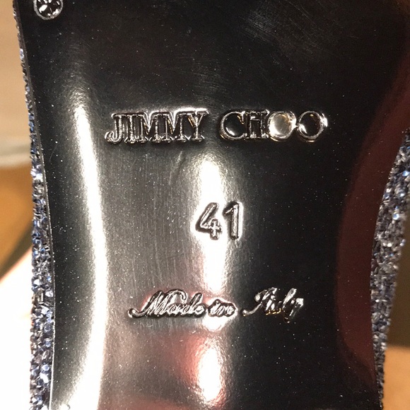 Jimmy Choo men 41 glitter blue loafer - Picture 2 of 5